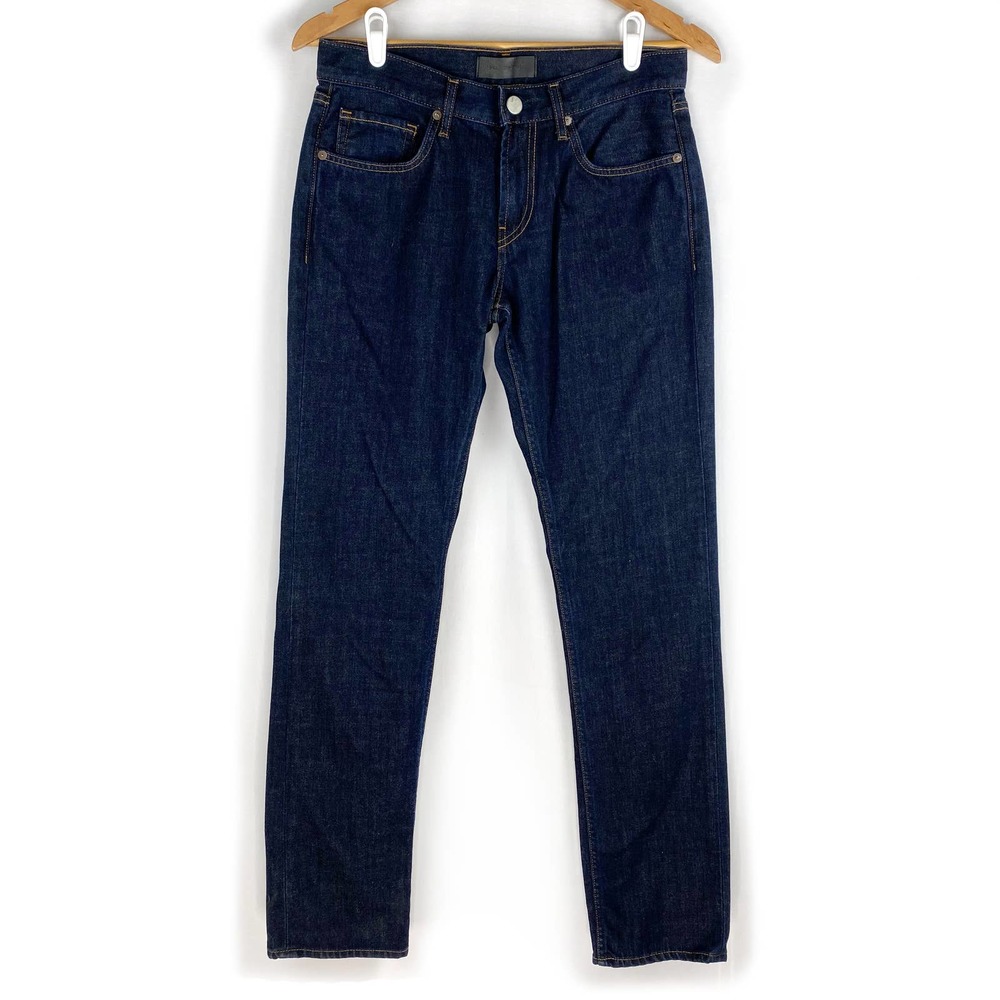 J Brand Jeans Kane Straight Leg Low Rise Dark Blue 100% Cotton 30x33